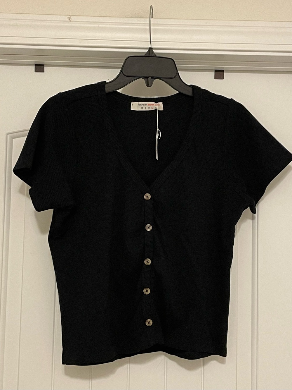 NWT Known Supply Nia Top Black LARGE OR XL